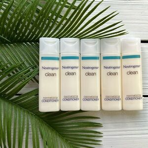 NEW Neutrogena Clean Normalizing Conditioner Travel Size Set of 5